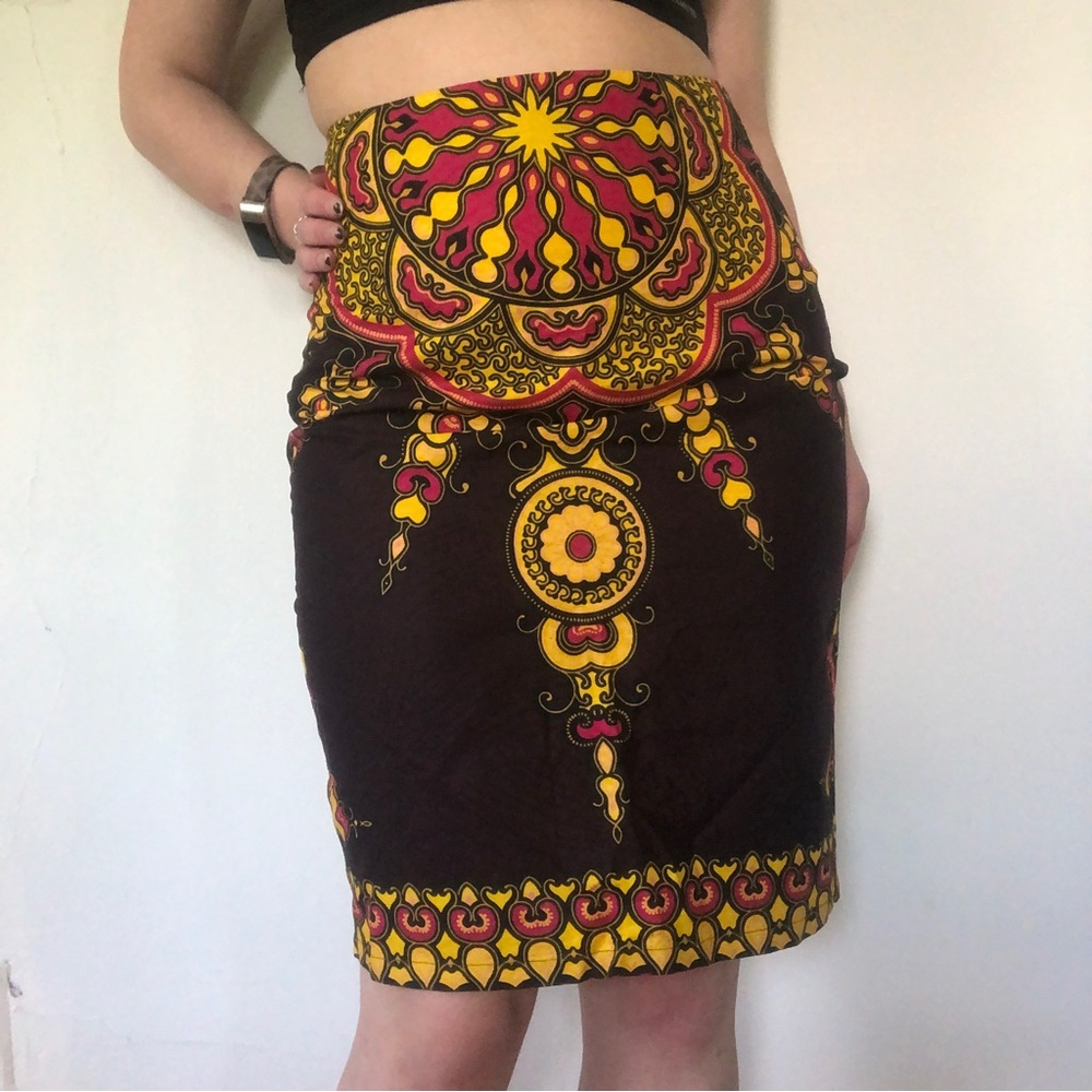 African Inspired Pencil Skirt